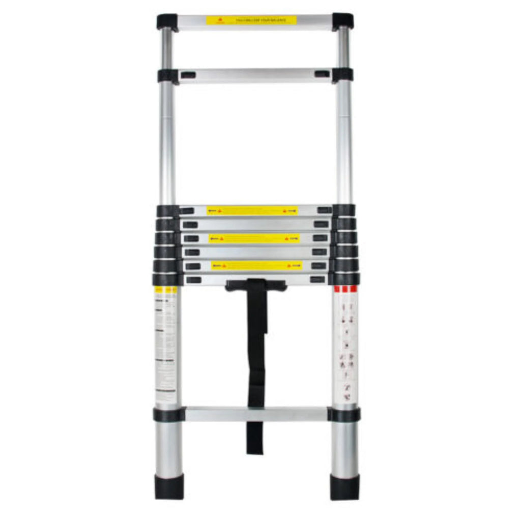 8.5FT Telescopic Aluminum Ladder with Button Retraction F4047