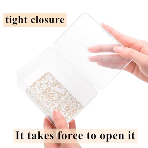 20 Pcs Clear Plastic Playing Card Cases N878