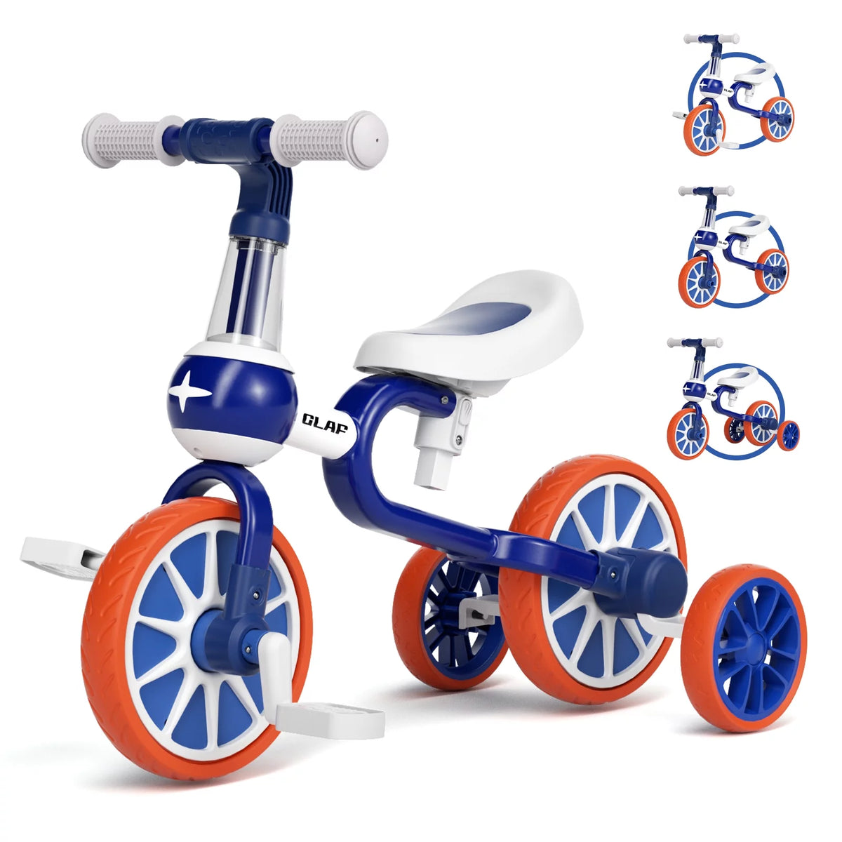 3 in 1 Toddler Tricycle Pink B556