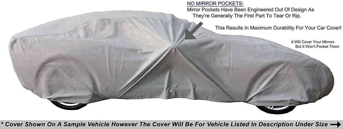 Car Cover with Fleece Lining, Wind Straps M831646