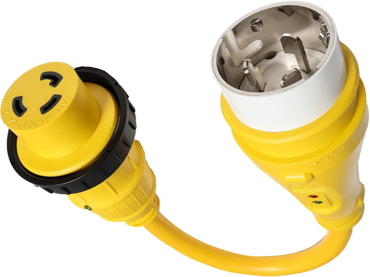 Marine 50A to 30A Shore Power Adapter 1.5Ft C2369