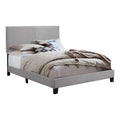 Twin Size Wood Upholstered Bed S99263
