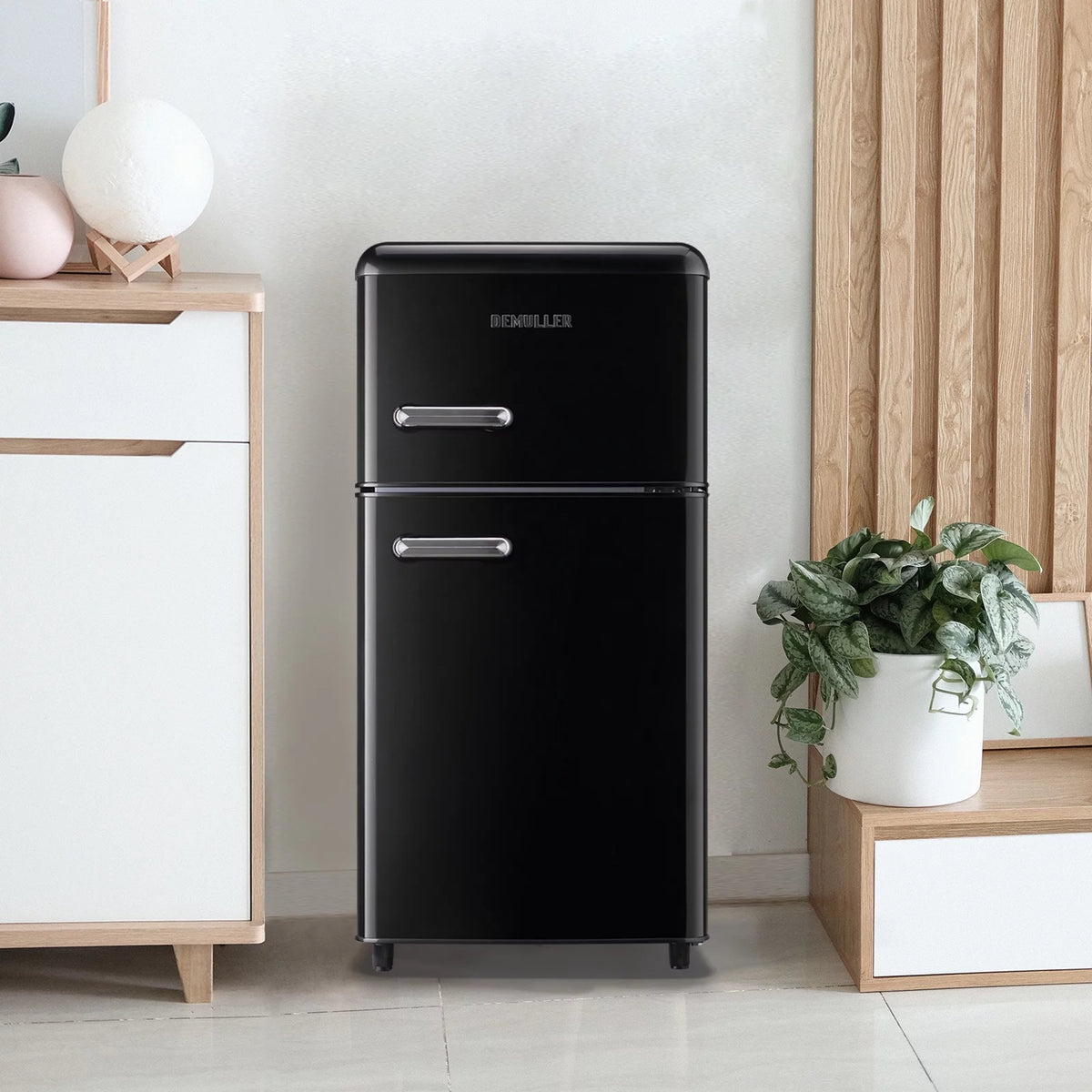 Mini Refrigerator Dual Door Fridge with Handle S330094