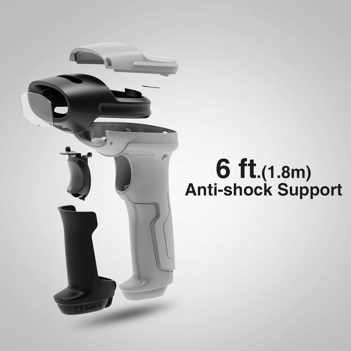 Bluetooth Barcode Scanner with 35m Range X499732