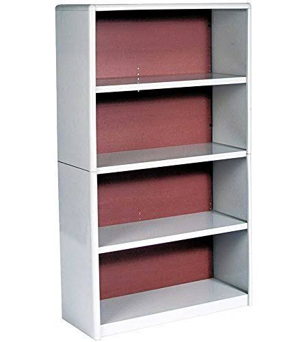 Gray 4-Shelf Bookcase Q610823