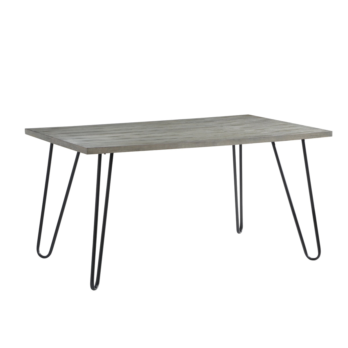 Rectangular Wooden Dining Table with 4 Velvet Chairs Y7253